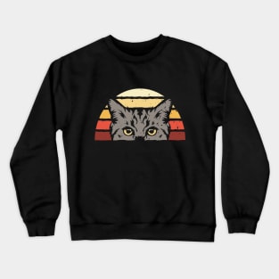 Retro cat Crewneck Sweatshirt